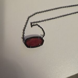 Elegant Pink Stone Necklace